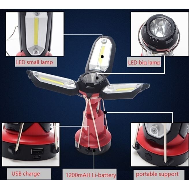 Akumuliatorinis prožektorius Essen tools, USB, LED 2 Akumuliatorinis prožektorius Essen tools, USB, LED 2