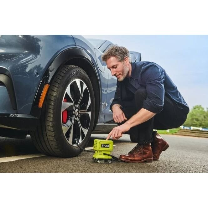 Akumuliatorinis oro kompresorius Ryobi RPI18-0, 18V, (be akum. ir krov.) 2 Akumuliatorinis oro kompresorius Ryobi RPI18-0, 18V, (be akum. ir krov.) 2