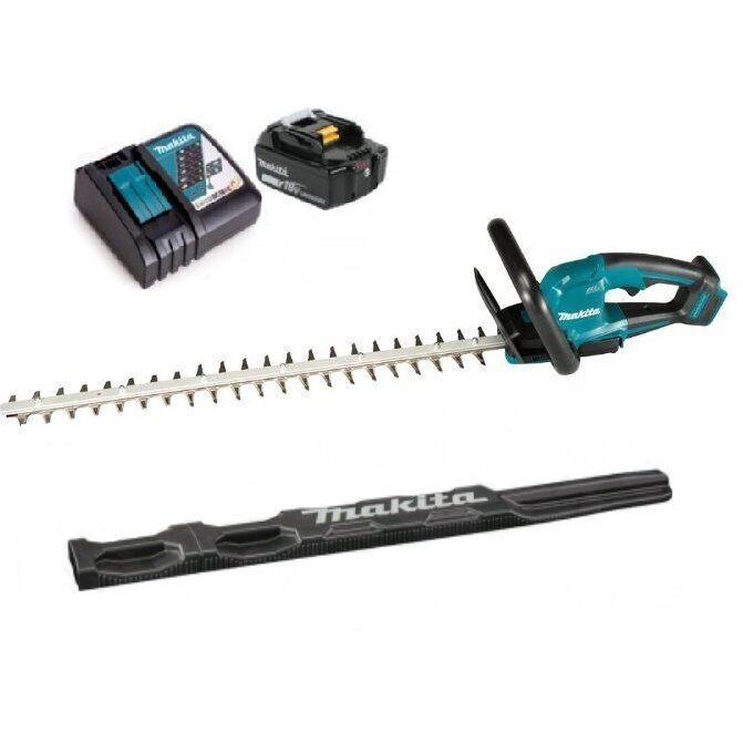 Akumuliatorinės gyvatvorių žirklės Makita DUH607SF, 18 V, 3.0 Ah (su ašmenų apsauga) Akumuliatorinės gyvatvorių žirklės Makita DUH607SF, 18 V, 3.0 Ah (su ašmenų apsauga)