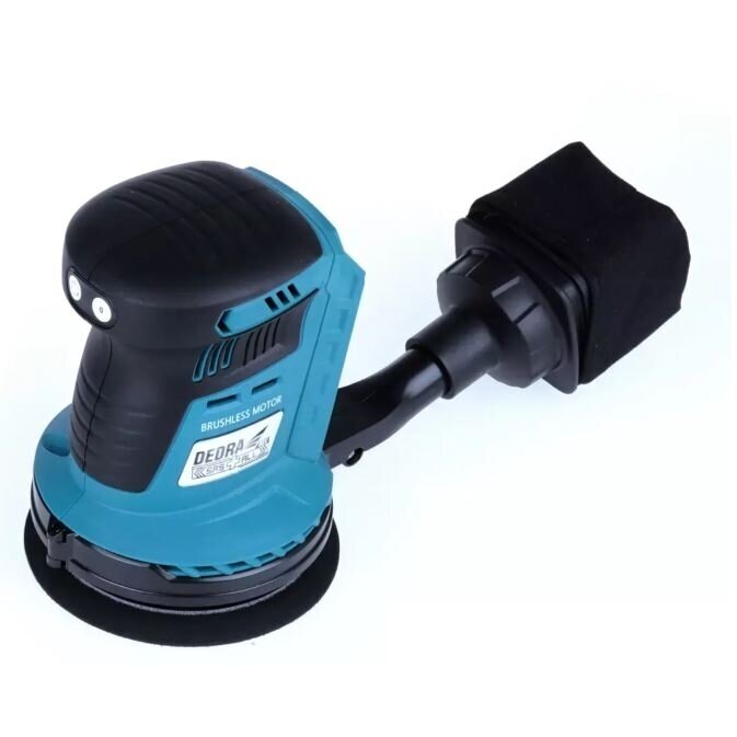 Akumuliatorinis ekscentrinis šlifuoklis Dedra DED7062, 18V 125 mm 1 Akumuliatorinis ekscentrinis šlifuoklis Dedra DED7062, 18V 125 mm 1