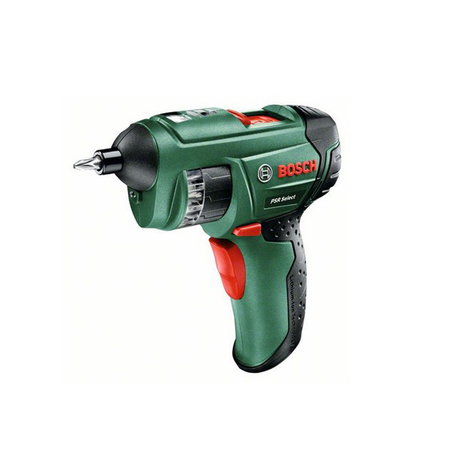 Akumuliatorinis suktuvas Bosch PSR Select, 3,6 V Akumuliatorinis suktuvas Bosch PSR Select, 3,6 V