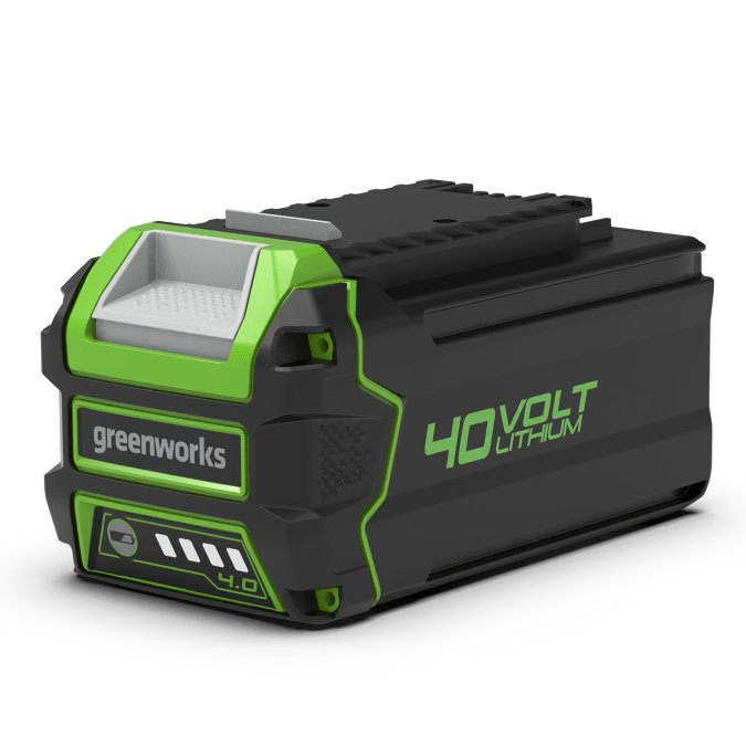 Akumuliatoriaus ir kroviklio komplektas Greenworks GSK40B4, 40 V, 4,0 Ah 2 Akumuliatoriaus ir kroviklio komplektas Greenworks GSK40B4, 40 V, 4,0 Ah 2