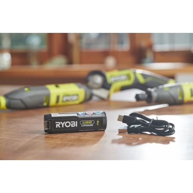 Akumuliatorius Ryobi RB420, 4 V, 2.0 Ah 1 Akumuliatorius Ryobi RB420, 4 V, 2.0 Ah 1