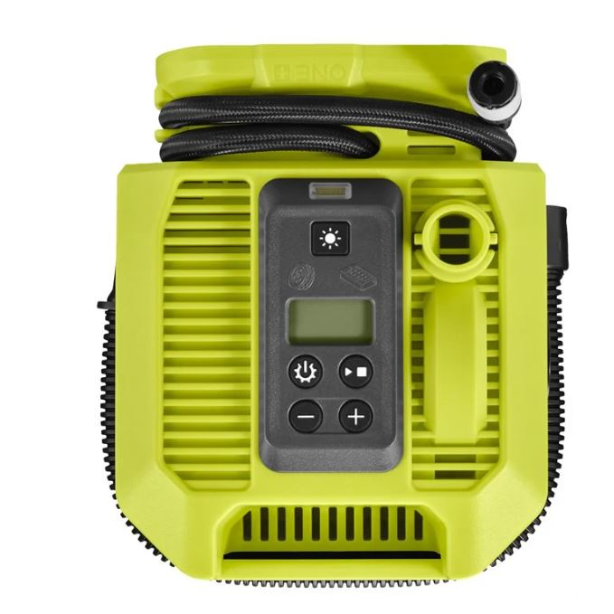Akumuliatorinis kompresorius Ryobi RMI18-0, 18 V, (be akum. ir krov.) 1 Akumuliatorinis kompresorius Ryobi RMI18-0, 18 V, (be akum. ir krov.) 1