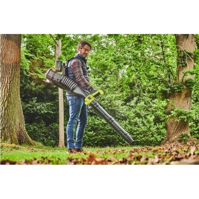 Akumuliatorinis lapų pūstuvas - kuprinė Ryobi RY36BPXB-0, 36V (be akum. ir krov.) 2 Akumuliatorinis lapų pūstuvas - kuprinė Ryobi RY36BPXB-0, 36V (be akum. ir krov.) 2