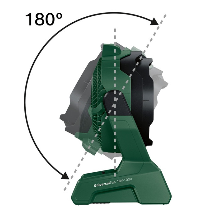 Akumuliatorinis ventiliatorius Bosch UniversalFan, 18 V, (be akum. ir krov.) 1