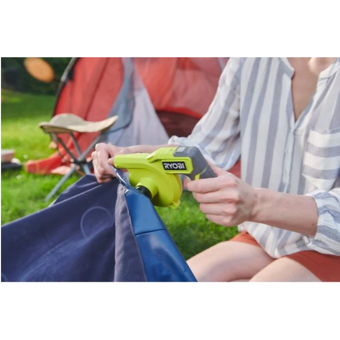 Akumuliatorinis kompresorius Ryobi RVI4-0, 4 V, (be akum. ir krov.) 2 Akumuliatorinis kompresorius Ryobi RVI4-0, 4 V, (be akum. ir krov.) 2