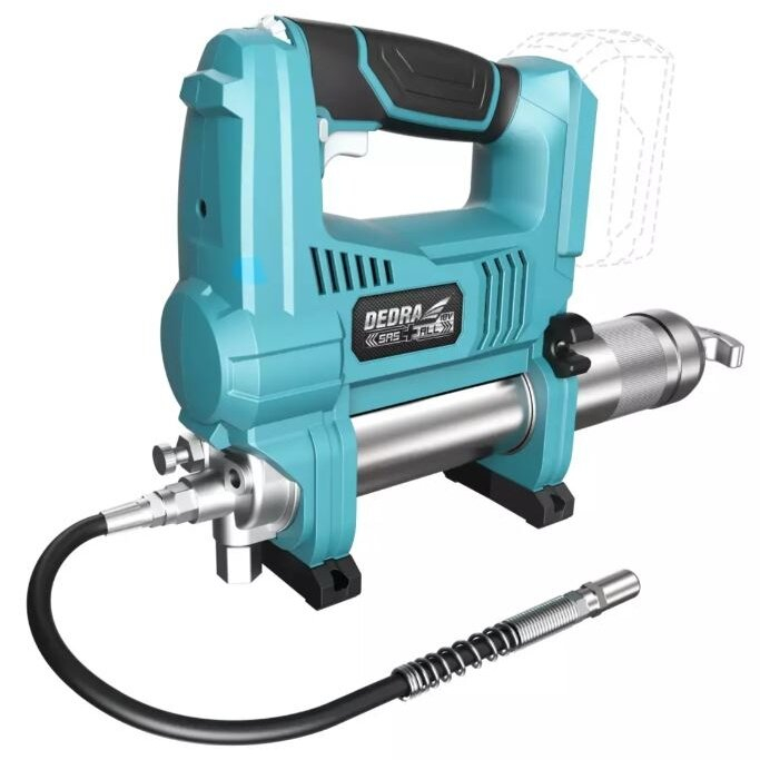 Akumuliatorinis tepimo pistoletas Dedra DED6915, 18 V, (be akum. ir krov.) 1 Akumuliatorinis tepimo pistoletas Dedra DED6915, 18 V, (be akum. ir krov.) 1