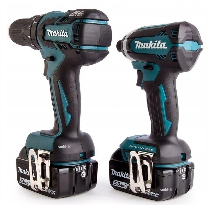 Akumuliatorinių įrankių komplektas Makita DLX2127TJ1 (DDF482+DTD152) 18V, 3x5,0Ah 2 Akumuliatorinių įrankių komplektas Makita DLX2127TJ1 (DDF482+DTD152) 18V, 3x5,0Ah 2