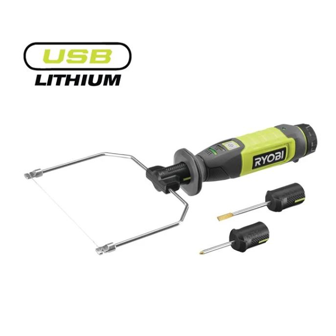 Akumuliatorinis peilis RYOBI RHC4-0, 4 V (be akum. ir krov.) Akumuliatorinis peilis RYOBI RHC4-0, 4 V (be akum. ir krov.)