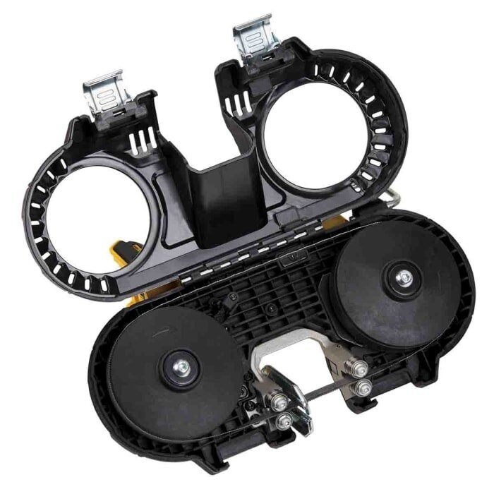 Akumuliatorinis juostinis pjūklas DeWalt DCS377NT-XJ, 18 V (be akum. ir krov.) 2 Akumuliatorinis juostinis pjūklas DeWalt DCS377NT-XJ, 18 V (be akum. ir krov.) 2