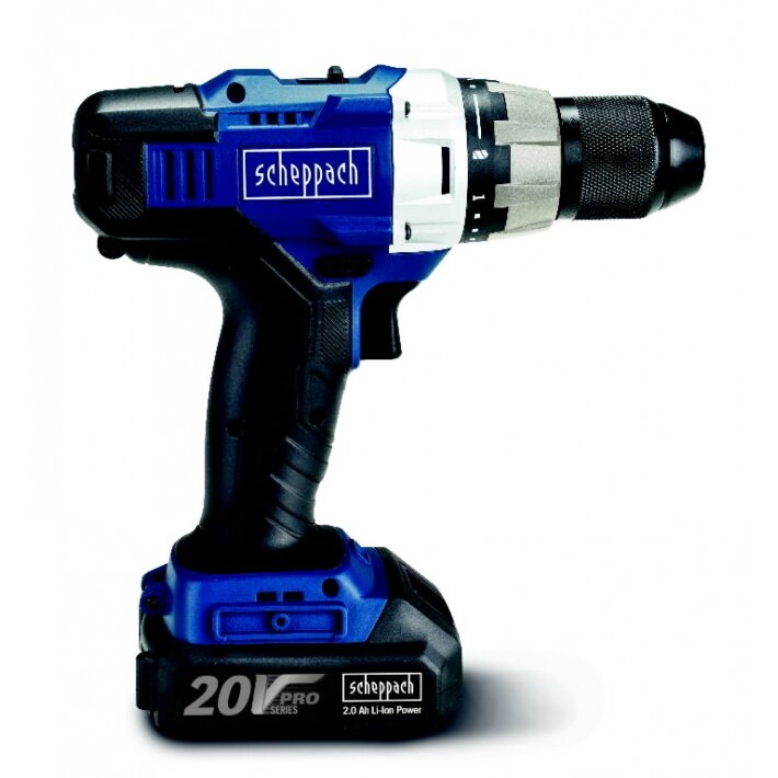 Akumuliatorinio gręžtuvo/suktuvo CDD45-20ProS, 1x2,0 Ah, Scheppach 2 Akumuliatorinio gręžtuvo/suktuvo CDD45-20ProS, 1x2,0 Ah, Scheppach 2