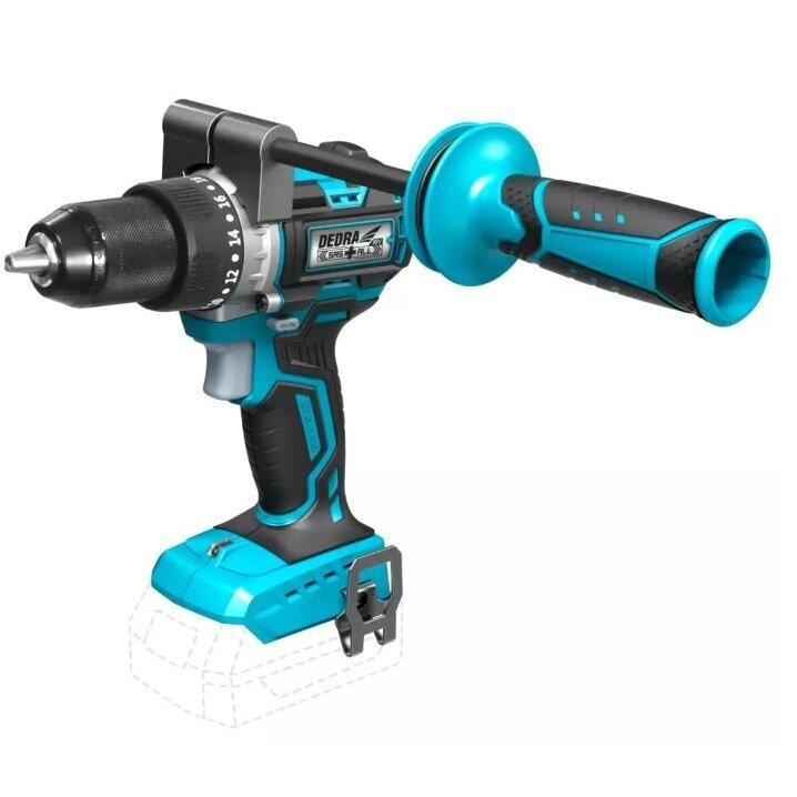 Akumuliatorinis suktuvas-gręžtuvas Dedra DED7139, 18 V, (be akum. ir krov.) 1 Akumuliatorinis suktuvas-gręžtuvas Dedra DED7139, 18 V, (be akum. ir krov.) 1