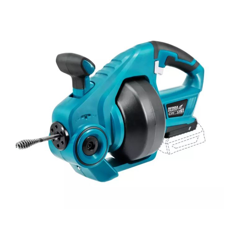 Akumuliatorinis vamzdžių valymo įrenginys DEDRA DED7081, 18V Akumuliatorinis vamzdžių valymo įrenginys DEDRA DED7081, 18V