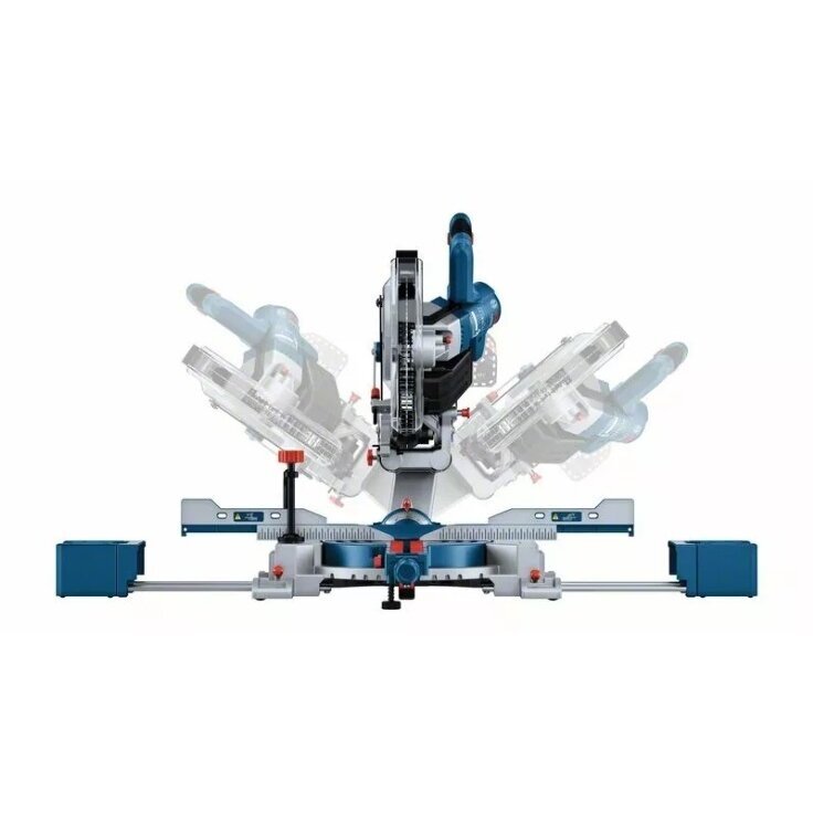 Akumuliatorinės skersinio pjovimo staklės Bosch GCM 18V-254 D, 18V, Solo 1 Akumuliatorinės skersinio pjovimo staklės Bosch GCM 18V-254 D, 18V, Solo 1