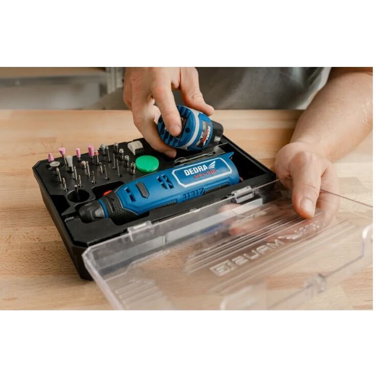 Akumuliatorinis mini šlifuoklis Dedra DED7310T10, 12V, 32 Nm 4