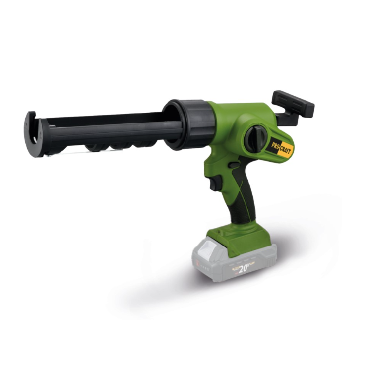 Akumuliatorinis sandarinimo medžiagų pistoletas ProCraft PC20bb, 20 V, (be akum. ir krov.) Akumuliatorinis sandarinimo medžiagų pistoletas ProCraft PC20bb, 20 V, (be akum. ir krov.)
