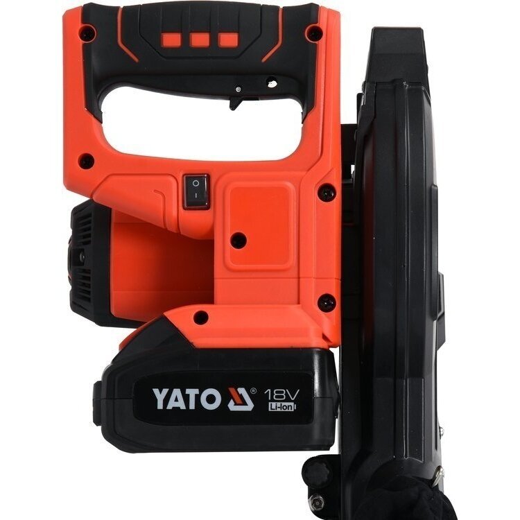 Akumuliatorinės medžio pjovimo staklės Yato YT-82816, 185 mm, 18V, 1x4.0Ah 2 Akumuliatorinės medžio pjovimo staklės Yato YT-82816, 185 mm, 18V, 1x4.0Ah 2