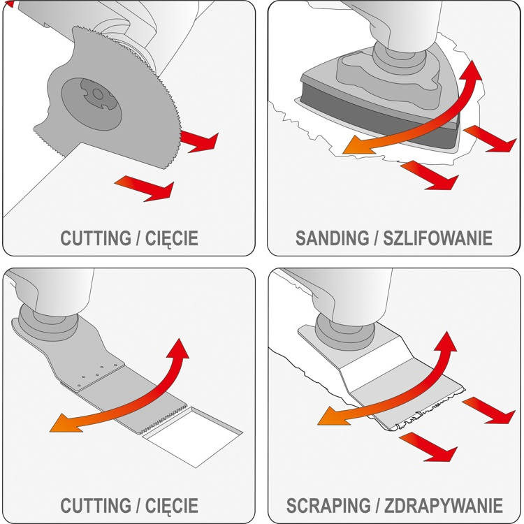 Akumuliatorinis daugiafunkcinis įrankis Yato, 18 V, 2,0 Ah 3