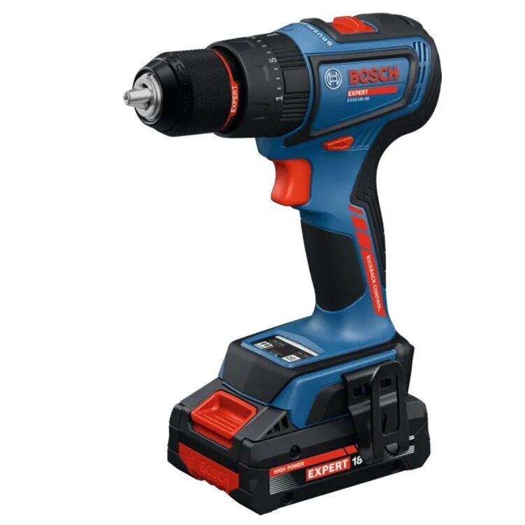 Akumuliatorinis smūginis gręžtuvas Bosch EXPERT EXSB18V-90, 2x4.0Ah EXBA, GAL 18V-40, LB 06019R3101 1 Akumuliatorinis smūginis gręžtuvas Bosch EXPERT EXSB18V-90, 2x4.0Ah EXBA, GAL 18V-40, LB 06019R3101 1