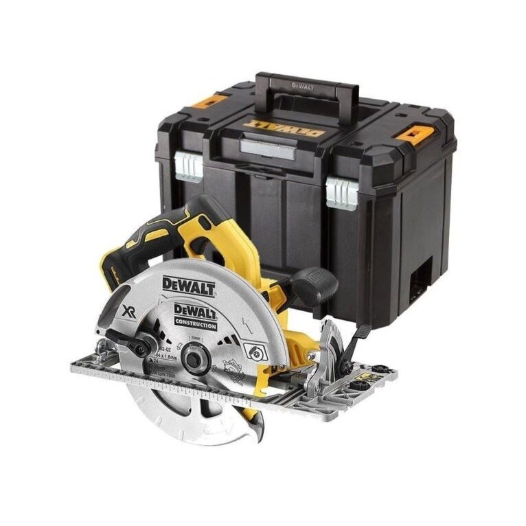 Akumuliatorinis diskinis pjūklas DeWalt DCS572NT-XJ, 18 V, (be akum. ir krov.) Akumuliatorinis diskinis pjūklas DeWalt DCS572NT-XJ, 18 V, (be akum. ir krov.)