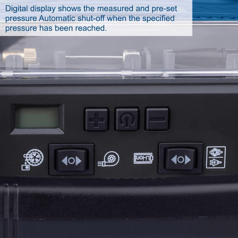 Akumuliatorinė oro pompa Scheppach 3 in1 Airforce 6, 20 V, (be akum. ir krov.) 4 Akumuliatorinė oro pompa Scheppach 3 in1 Airforce 6, 20 V, (be akum. ir krov.) 4