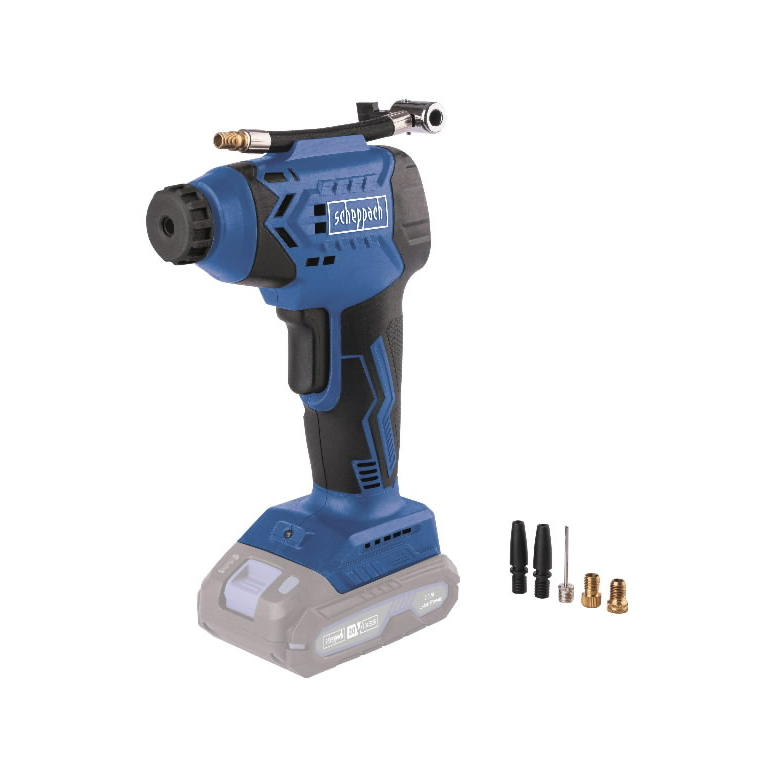 Akumuliatorinis kompresorius Scheppach HC-AC20-X, 20 V, (be akum. ir krov.) Akumuliatorinis kompresorius Scheppach HC-AC20-X, 20 V, (be akum. ir krov.)