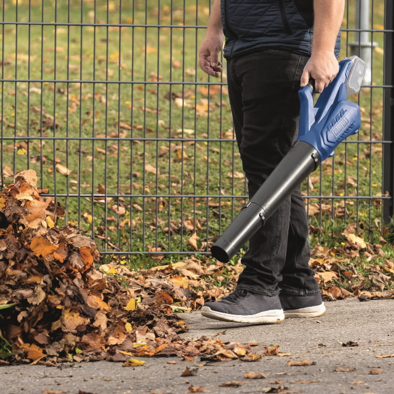 Akumuliatorinis lapų pūstuvas Scheppach C-BL700-X, 20V, (be akum. ir krov.) 1 Akumuliatorinis lapų pūstuvas Scheppach C-BL700-X, 20V, (be akum. ir krov.) 1