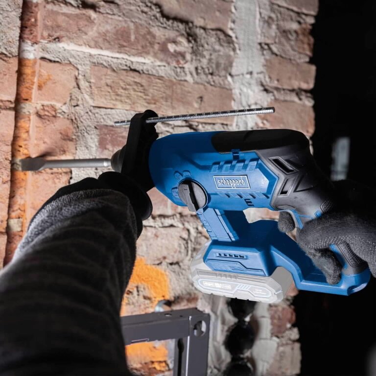 Akumuliatorinis perforatorius BC-RHD230-X 20V, korpusas, Scheppach 5