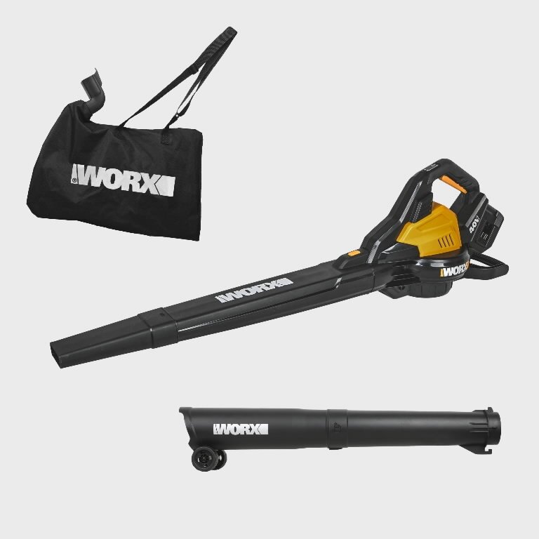 Akumuliatorinis pūstuvas Worx WG583E, 2 x 20 V, 4,0 Ah Akumuliatorinis pūstuvas Worx WG583E, 2 x 20 V, 4,0 Ah