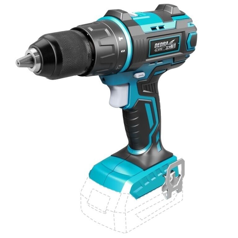 Akumuliatorinis smūginis gręžtuvas Dedra N0303G01, 18V (DED7042 + 1x4Ah) Akumuliatorinis smūginis gręžtuvas Dedra N0303G01, 18V (DED7042 + 1x4Ah)