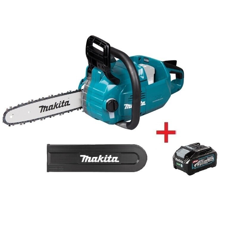 Akumuliatorinis grandininis pjūklas Makita UC014GZ, 40 V, (be akum. ir krov.) + DOVANA BL4040 Akumuliatorinis grandininis pjūklas Makita UC014GZ, 40 V, (be akum. ir krov.) + DOVANA BL4040