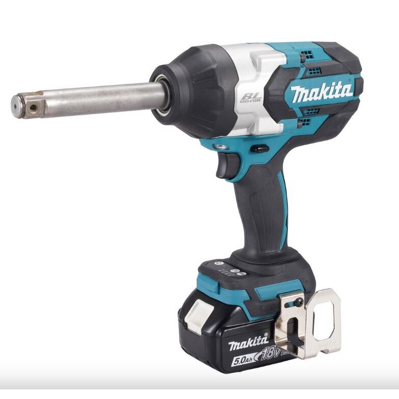 Akumuliatorinis smūginis veržliasukis MAKITA DTW1005, 3/4", 18V, 1360 Nm (be akum. ir krov.)