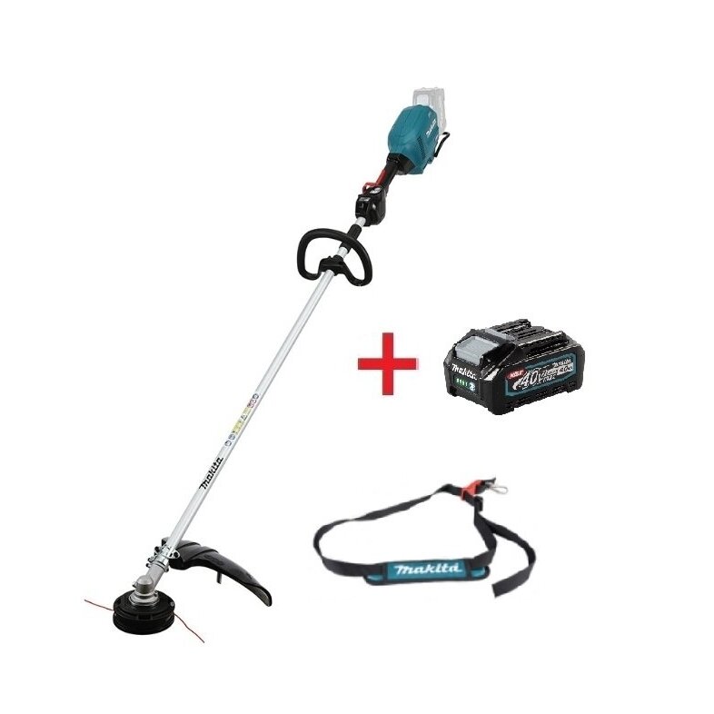 Akumuliatorinė žoliapjovė / trimeris Makita UR014GZ, 40 V, (be akum. ir krov.) + DOVANA BL4040 Akumuliatorinė žoliapjovė / trimeris Makita UR014GZ, 40 V, (be akum. ir krov.) + DOVANA BL4040