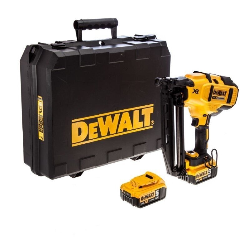 Akumuliatorinė viniakalė DeWalt DCN660P2-QW, 18V, 2x5.0Ah Akumuliatorinė viniakalė DeWalt DCN660P2-QW, 18V, 2x5.0Ah