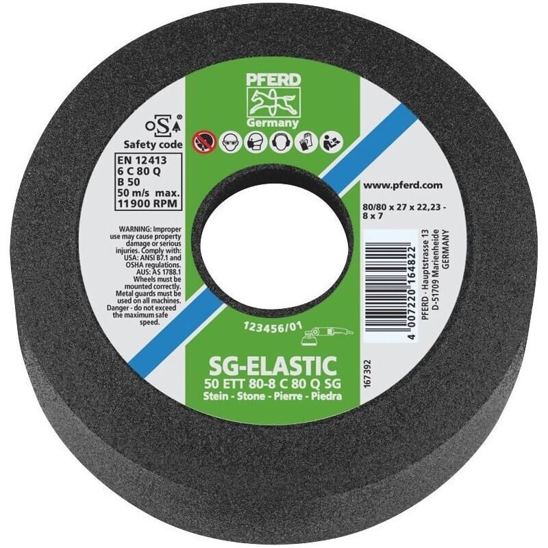 Akmens šlifavimo taurė ETT80-8C80Q SG PFERD Akmens šlifavimo taurė ETT80-8C80Q SG PFERD