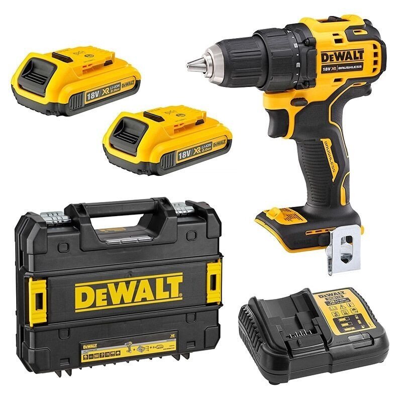 Akum. suktuvas-gręžtuvas DeWalt DCD708D2T-QW, 18V, 2x2,0Ah Akum. suktuvas-gręžtuvas DeWalt DCD708D2T-QW, 18V, 2x2,0Ah