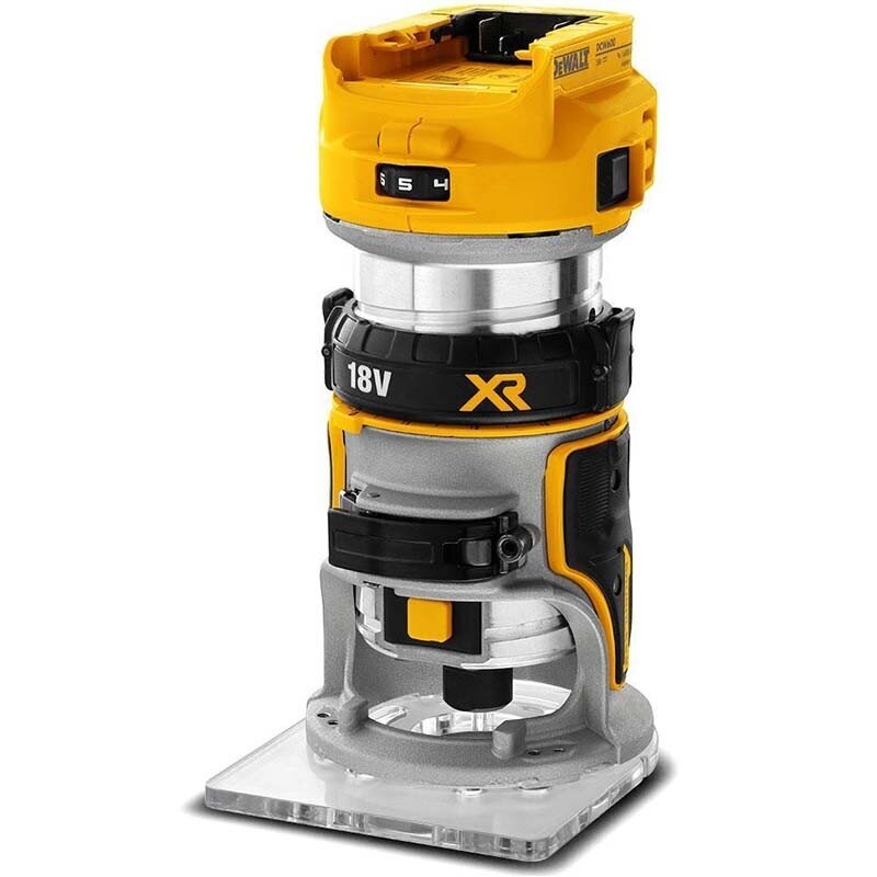 Akumuliatorinė kantų freza DeWalt DCW600N-XJ, 18 V (be akum. ir krov.) Akumuliatorinė kantų freza DeWalt DCW600N-XJ, 18 V (be akum. ir krov.)