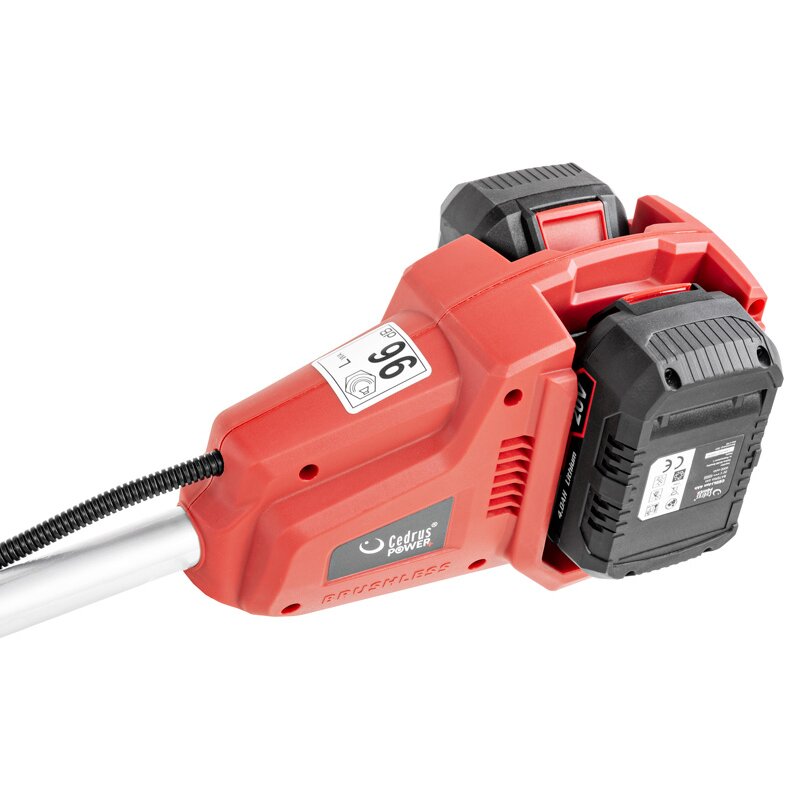 Akumuliatorinis trimeris Cedrus CEDBC350LIX2, 2x20V (be akum. ir be krov.) 4