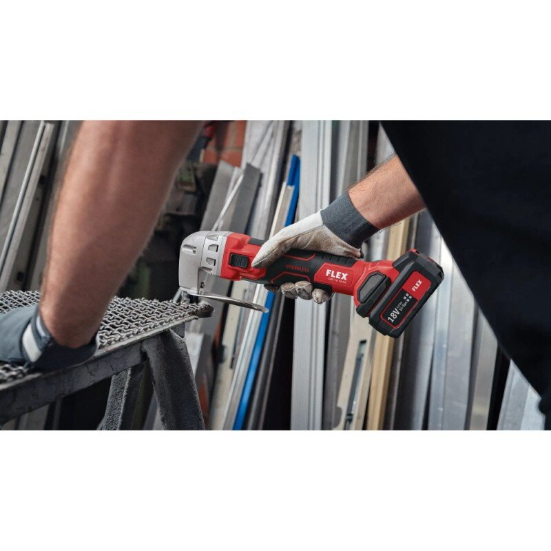 Akumuliatorinės skardos žirklės FLEX SHE 16 18,0-EC C 4