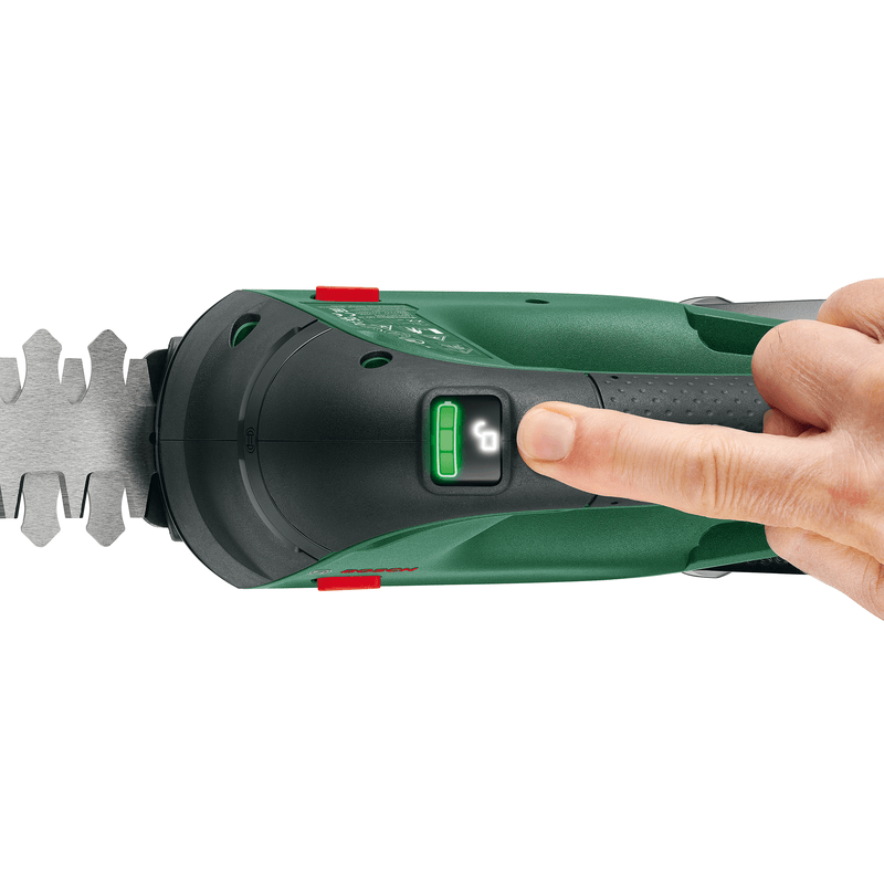 Akumuliatorinės žolės ir krūmų žirklės BOSCH AdvancedShear 18, 18 V, 1x2,0 Ah 3 Akumuliatorinės žolės ir krūmų žirklės BOSCH AdvancedShear 18, 18 V, 1x2,0 Ah 3