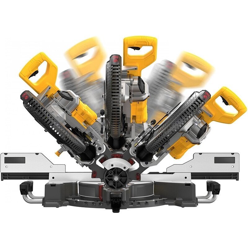 Akumuliatorinis kampinis pjūklas DeWalt DCS781N-XJ, 305mm, 54V (be akum. ir krov.) 1 Akumuliatorinis kampinis pjūklas DeWalt DCS781N-XJ, 305mm, 54V (be akum. ir krov.) 1