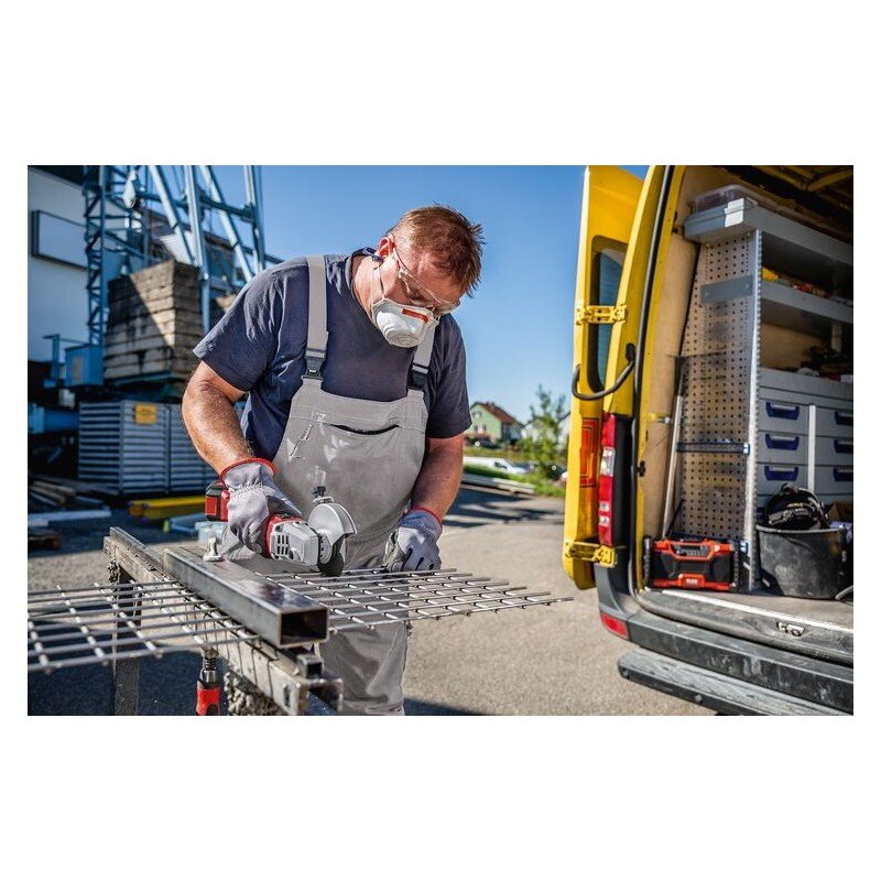 Akumuliatorinis kampinis šlifuoklis FLEX LB 125 18.0-EC 7 Akumuliatorinis kampinis šlifuoklis FLEX LB 125 18.0-EC 7