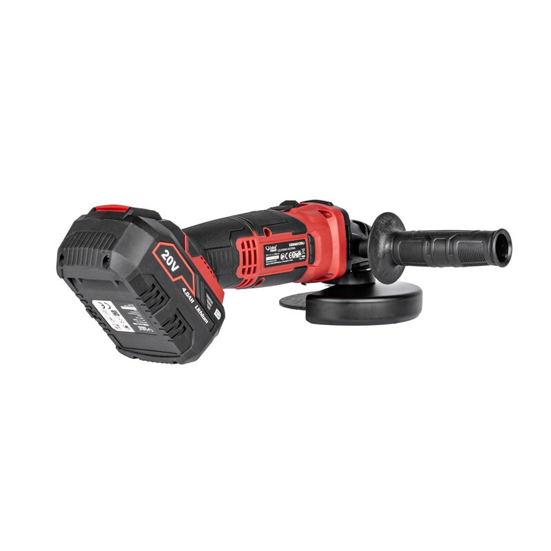 Akumuliatorinis kampinis šlifuoklis Cedrus CEDAG125LI-SET, 20V, 1x4Ah 3