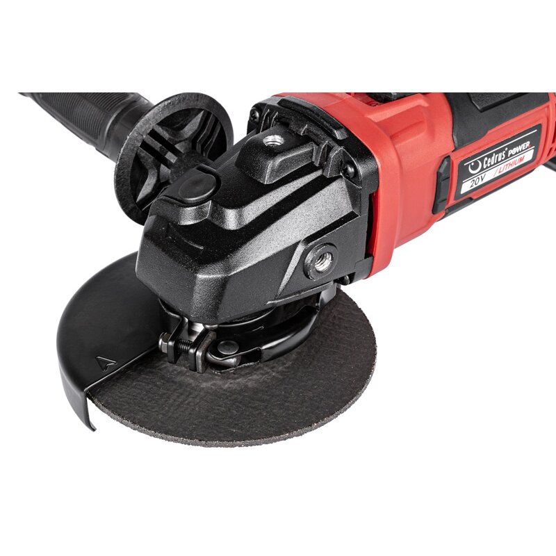 Akumuliatorinis kampinis šlifuoklis Cedrus CEDAG125LI-SET, 20V, 1x4Ah 6 Akumuliatorinis kampinis šlifuoklis Cedrus CEDAG125LI-SET, 20V, 1x4Ah 6