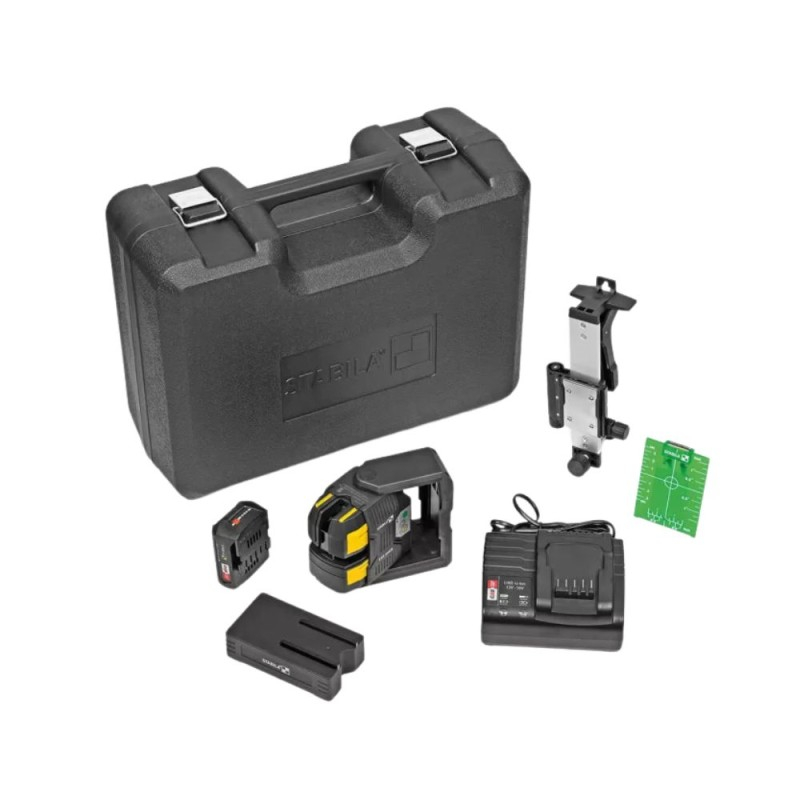 Akumuliatorinis kryžminis lazerinis nivelyras STABILA LAX 500G 2