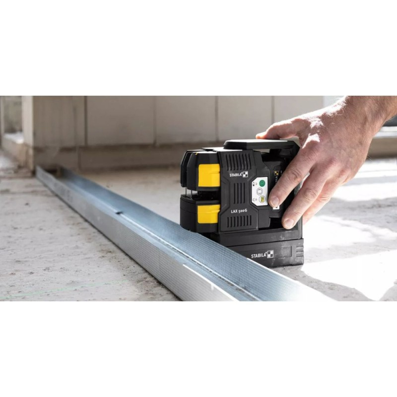 Akumuliatorinis kryžminis lazerinis nivelyras STABILA LAX 500G 7