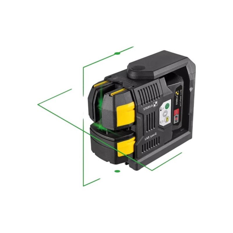 Akumuliatorinis kryžminis lazerinis nivelyras STABILA LAX 500G