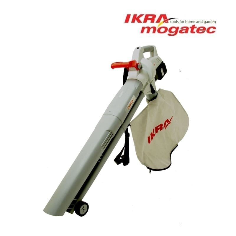 Akumuliatorinis lapų pūstuvas Ikra Mogatec ICBV 2/20, 40V 2x2.0Ah