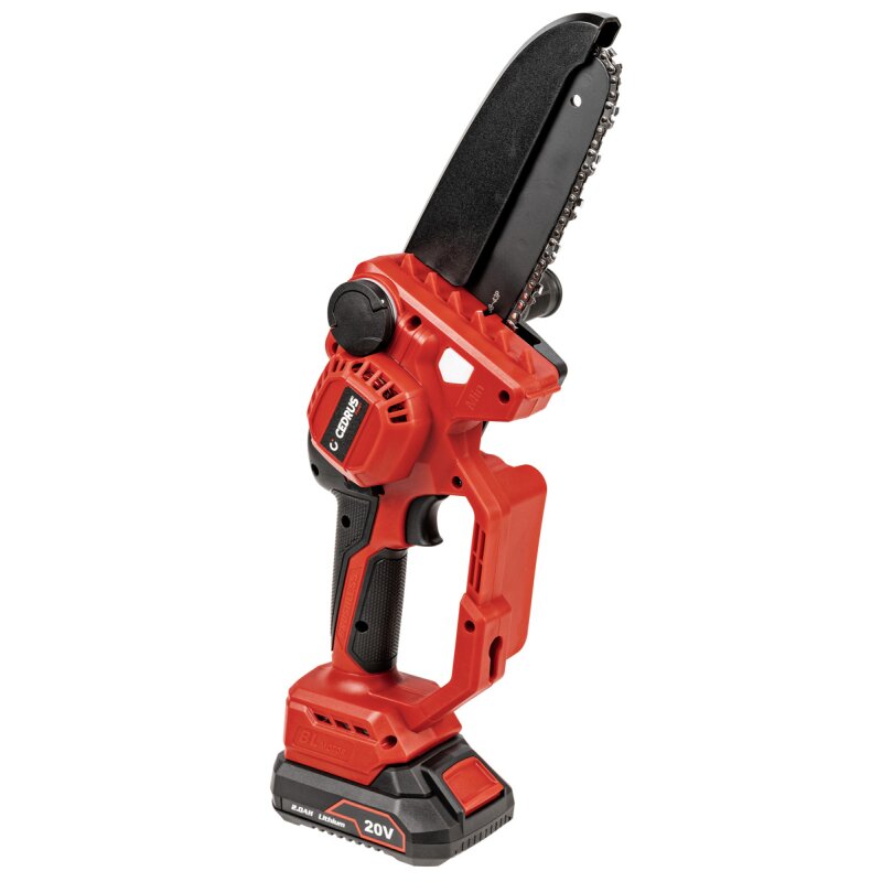 Akumuliatorinis grandininis pjūklas Cedrus CEDCHS150LI-SET, 20V, 2.0Ah Akumuliatorinis grandininis pjūklas Cedrus CEDCHS150LI-SET, 20V, 2.0Ah